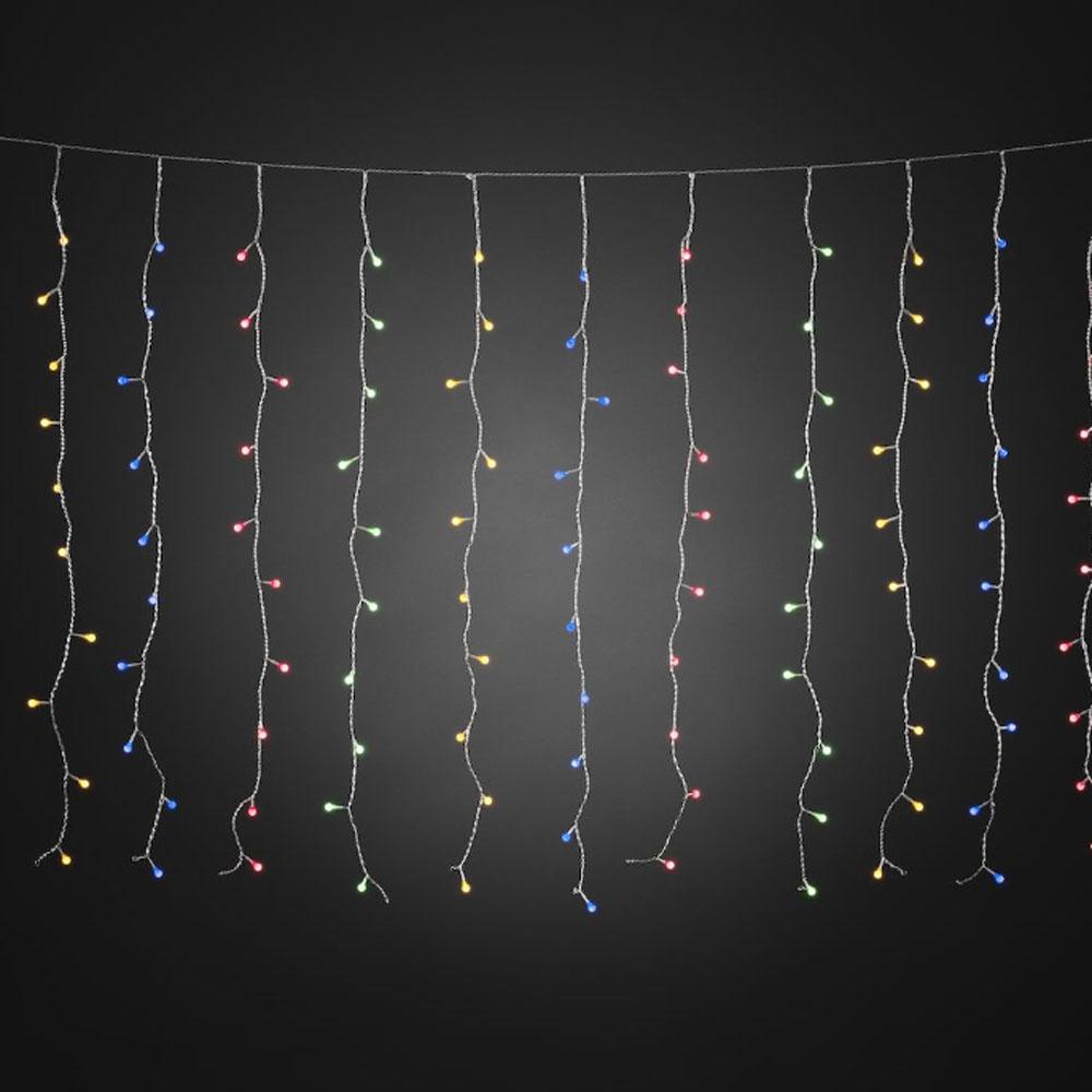LED Gordijn gelijke strengen,met multicolor cherry LED, 5.07x1m bxh - Konstsmide