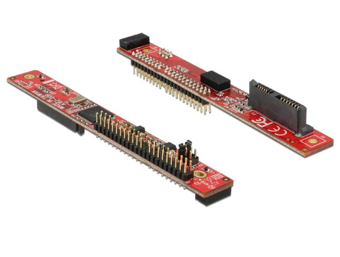 Delock Converter Slim SATA 13-pins stekker > IDE 44-pins stekker - Delock