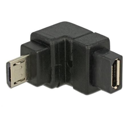 Eigen Medewerker betekenis USB Micro B haaks adapter - USB Micro B haaks adapter, Versie: 2.0 -  HighSpeed, Aansluiting 1: USB micro B male, Aansluiting 2: USB Micro B  female.