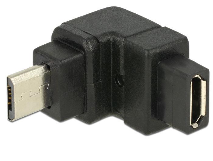 Delock Adapter Usb 20 Micro B Stecker 20 B Buchse Gewink delock kopen in de aanbieding
