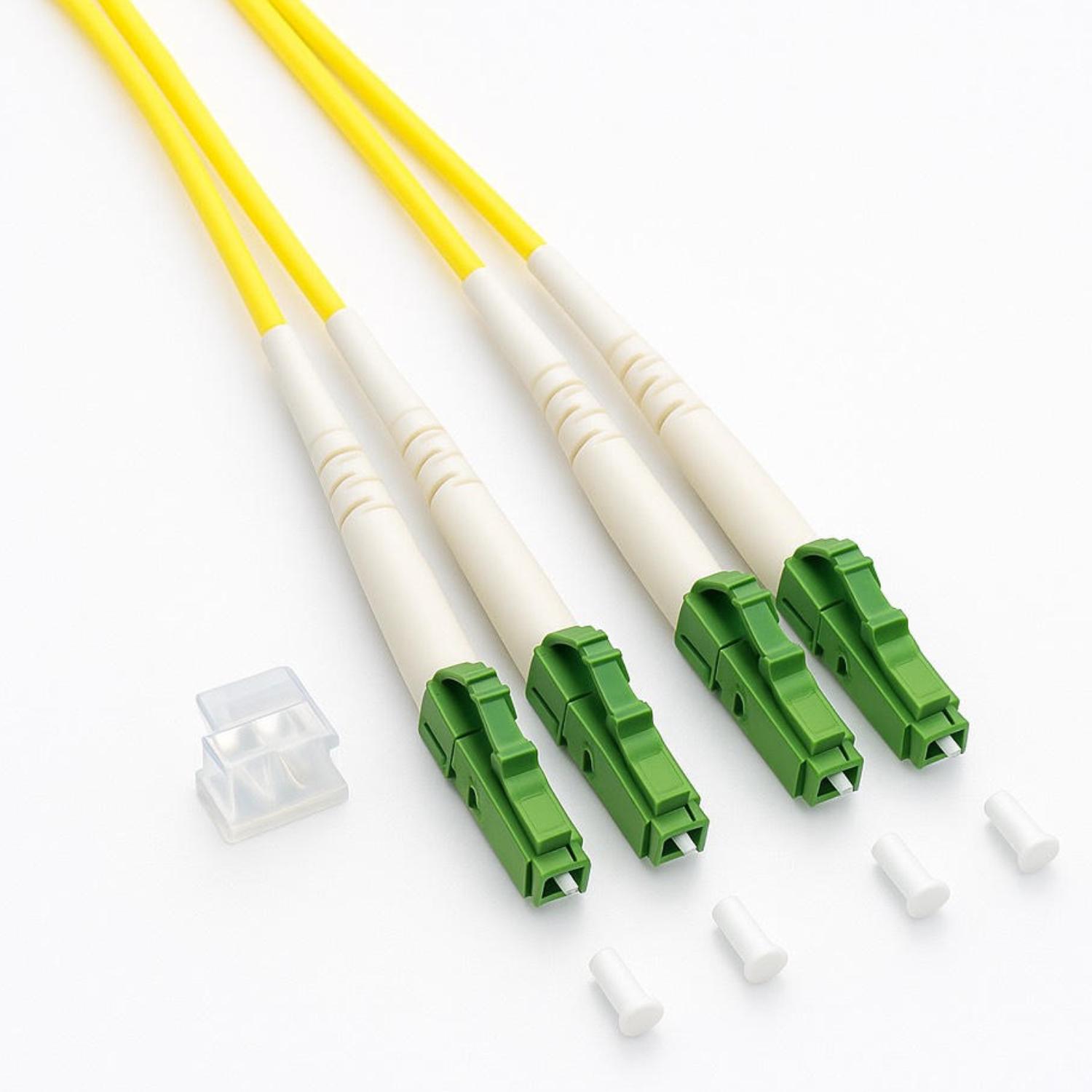 Glasvezel kabel - LC/APC - LC/APC - OS2 - Kabel type: Duplex - 9/125μm ...