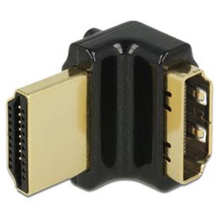 HDMI A Koppelstuk haaks naar boven - Delock