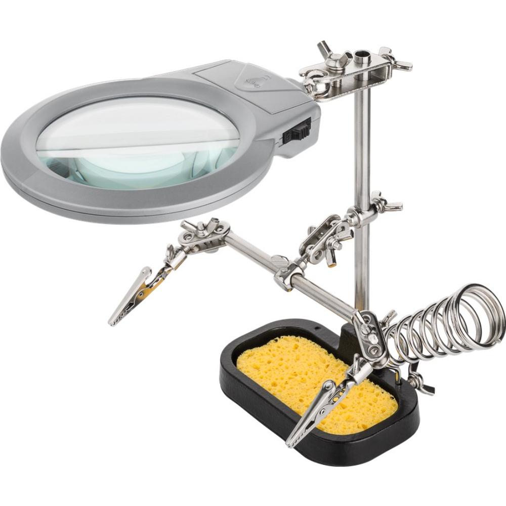Vergrotende Lamp Staand, Schoonheid Vergrotende Lamp 5x Vergroting Cosmetische Vergrotende Lamp Zacht Koud Wit Licht voor Schoonheidssalon Tattoo Spa Tandarts Thuiskantoor