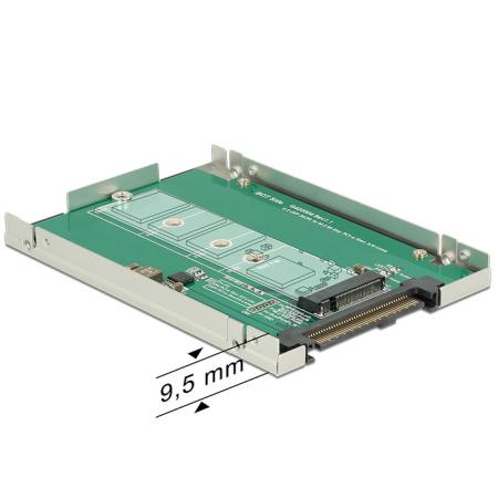 U.2 SFF-8639 naar M.2 SSD behuizing - Delock