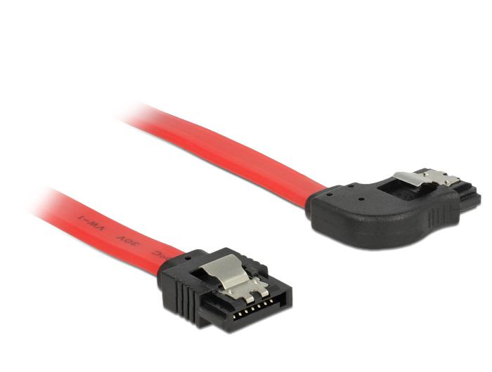 Delock Kabel SATA 6 Gb/s Stekker recht > SATA Stekker recht-hoekig 50 - Delock