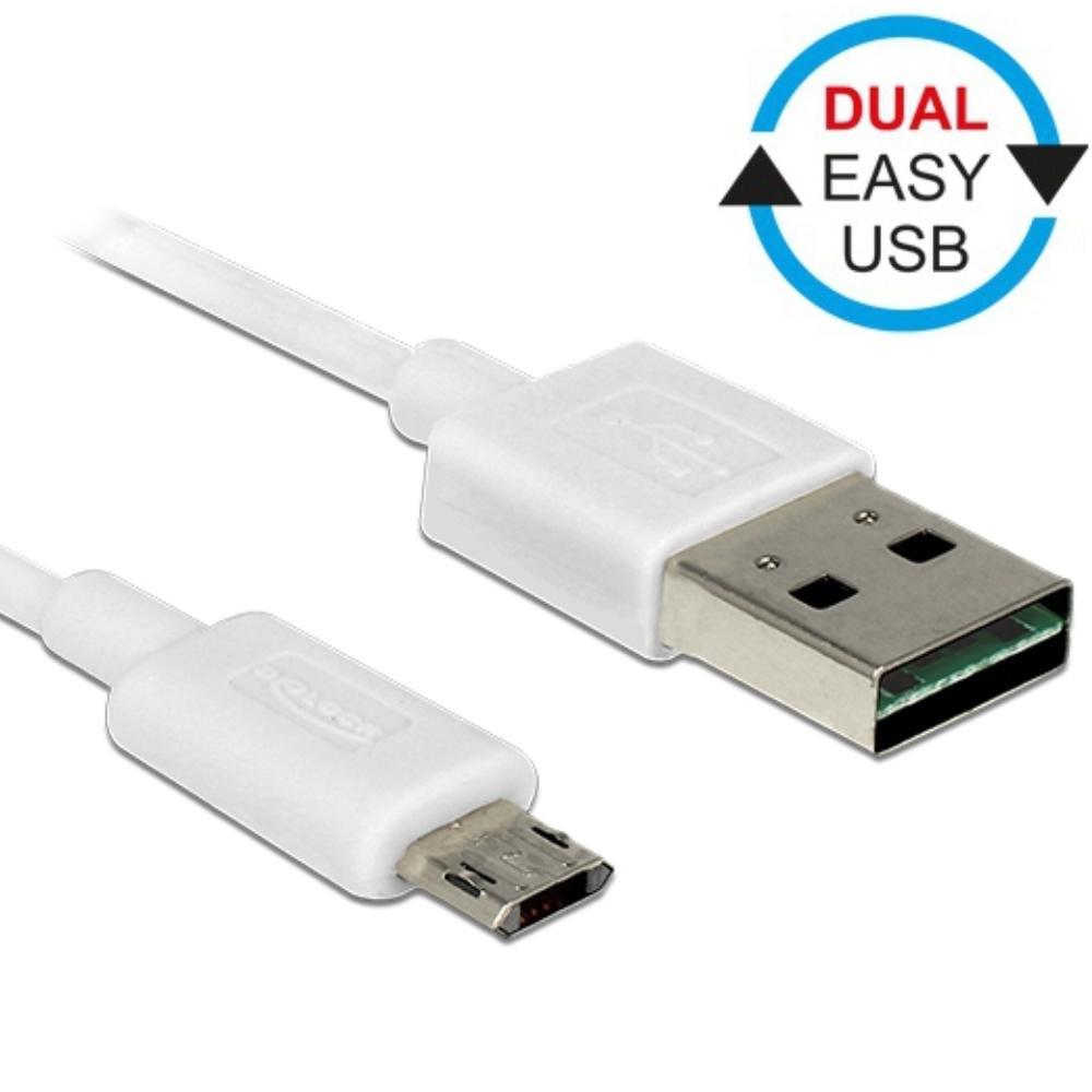 Easy USB - 1 meter - Wit - Delock