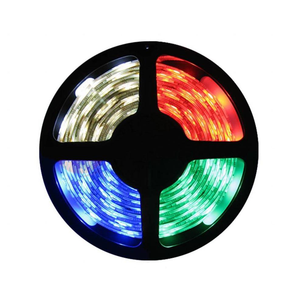 LED Strip - - Type: 5050 - Flexibel, Strip Breedte: 8mm, Aantal LEDs: 450, Verbruik: 24 Volt - 135 Watt, Beschermingsgraad: IP65, Exclusief voeding, 7.5 meter.