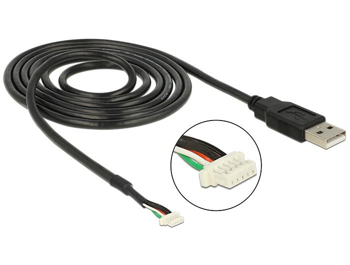 Delock Module Verbindingskabel USB 2.0 Type-A Stekker > 5 Pin Camera Stekker V5 - Delock