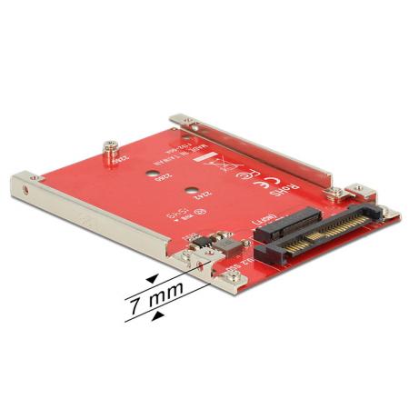 U.2 SFF-8639 naar M.2 NGFF adapter - Delock