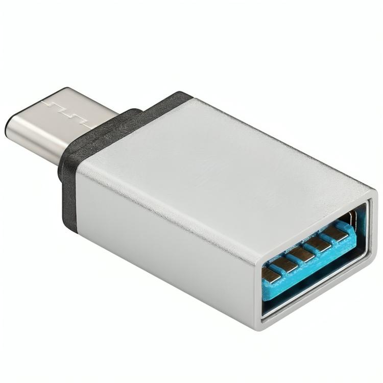 USB verloopstekker - Zilver - Allteq