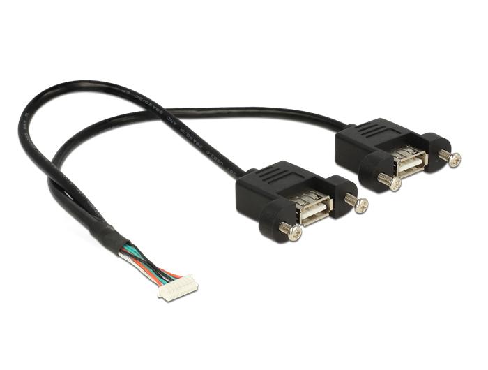 Delock Kabel Usb 20 Pfostenbuchse 125 Mm 8 Pin 2 X 20 Typ A delock kopen in de aanbieding