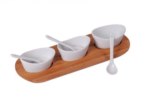 Dip schaal set Bamboe MK Bamboo