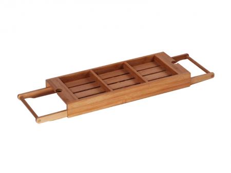 MK Bamboo LIVERPOOL Bath Tray, adjustable MK Bamboo