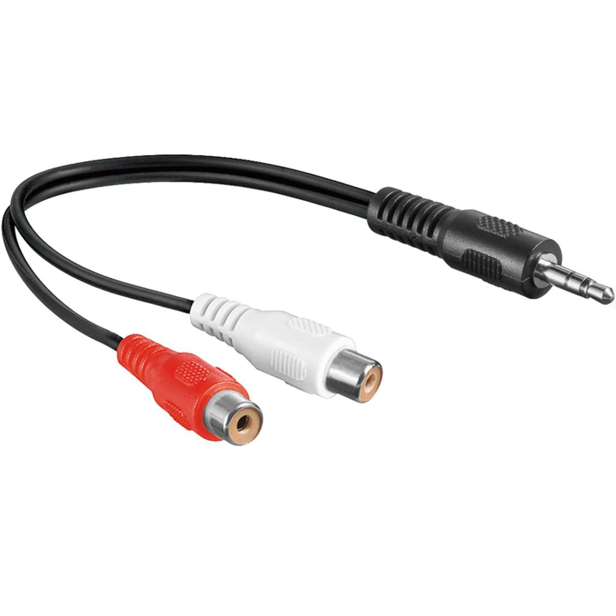 Jack naar tulp kabel - 3.5mm