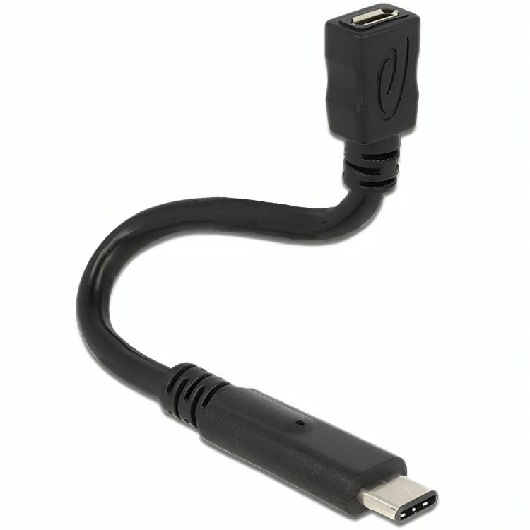 USB C naar micro USB kabel - 2.0 - Versie: USB 2.0, Aansluiting 1: USB ...