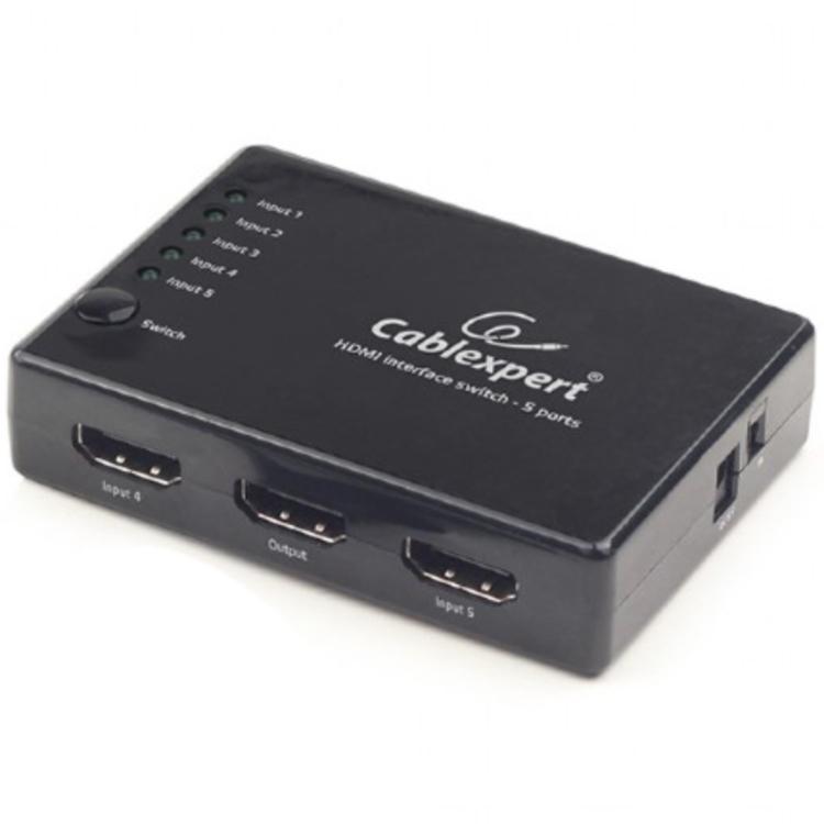 5 Poorts HDMI Schakelaar met 3D