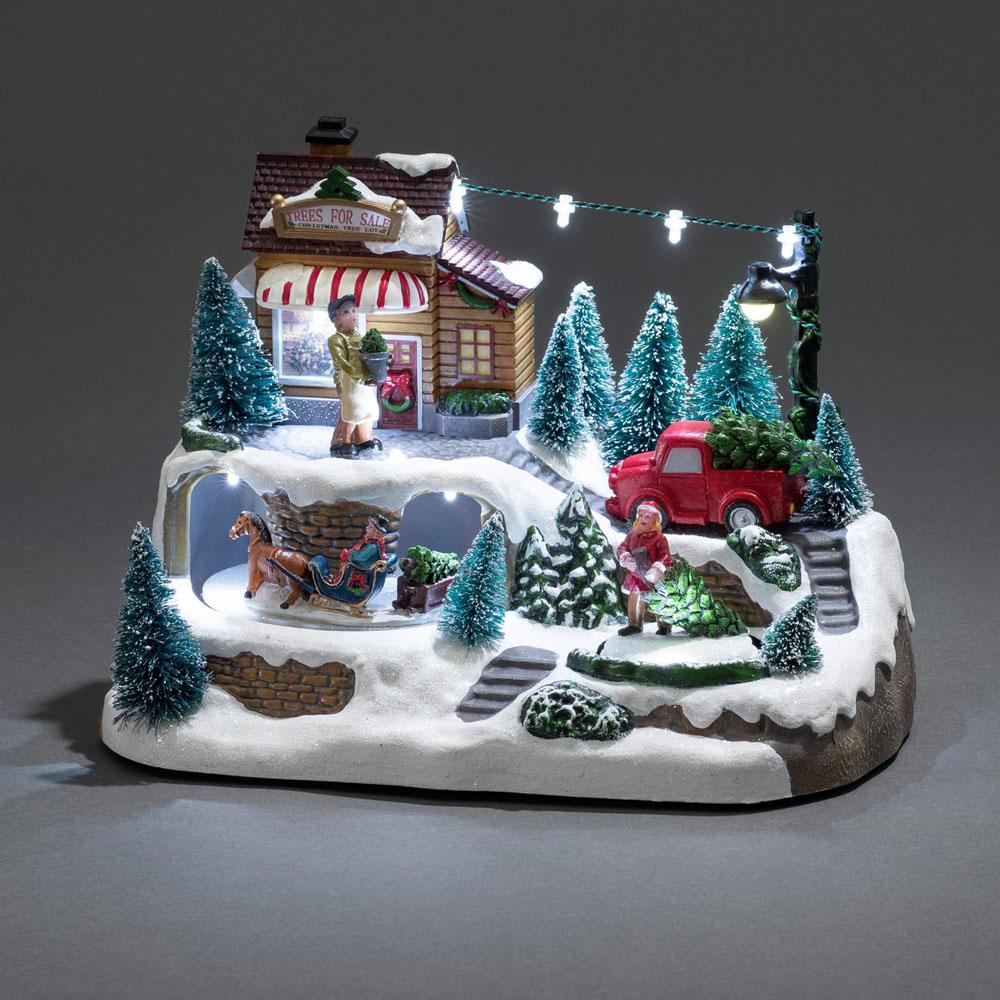 Kerstfiguur Wintertafereel Konstsmide