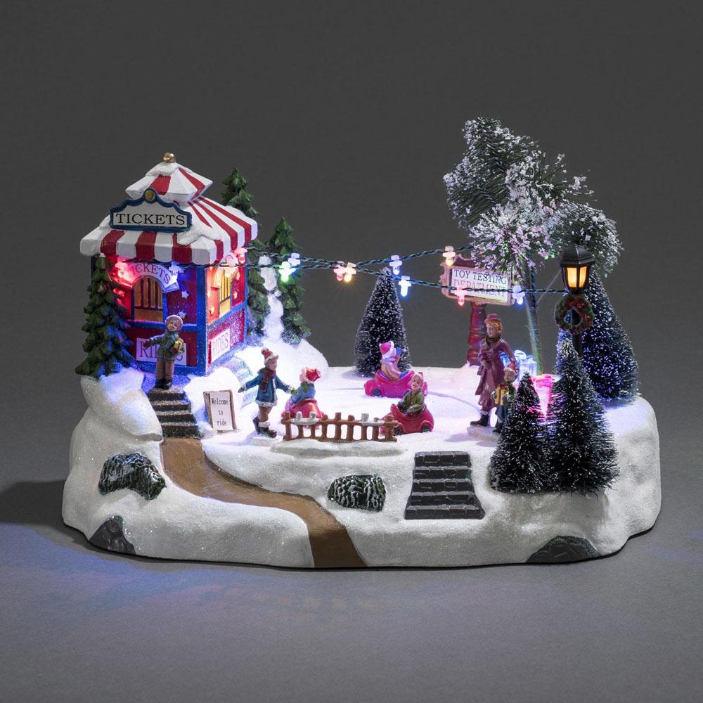 Kerstfiguur Wintertafereel Konstsmide