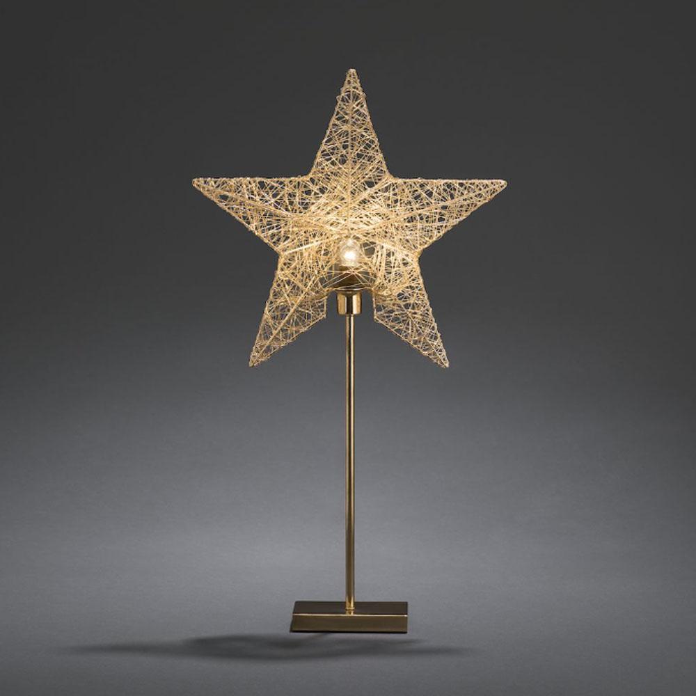 Kerstster Tafellamp Konstsmide Wit