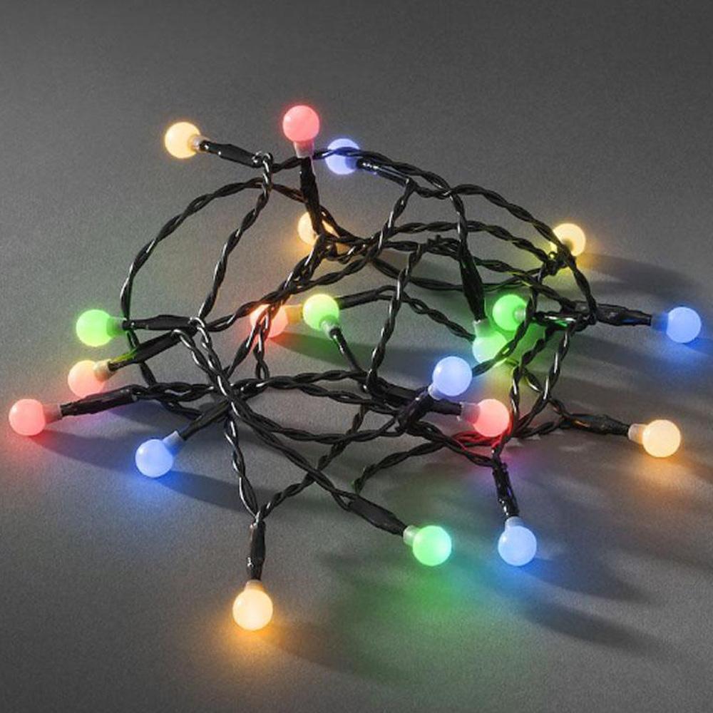 manager geschenk Stout Kerstboomverlichting - Soort: Decoratie Lamptype: Led (50 lampjes)  Lichtkleur: Multicolor Toepassing: Binnen Batterij: 4x AA (ex.) Verlichte  lengte: 3.92 meter Extra: Timer