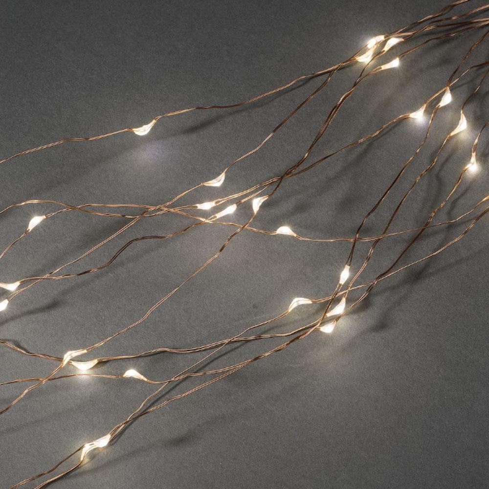 Led lichtketting kerst - 90 lampjes - 0.9 meter - warm wit