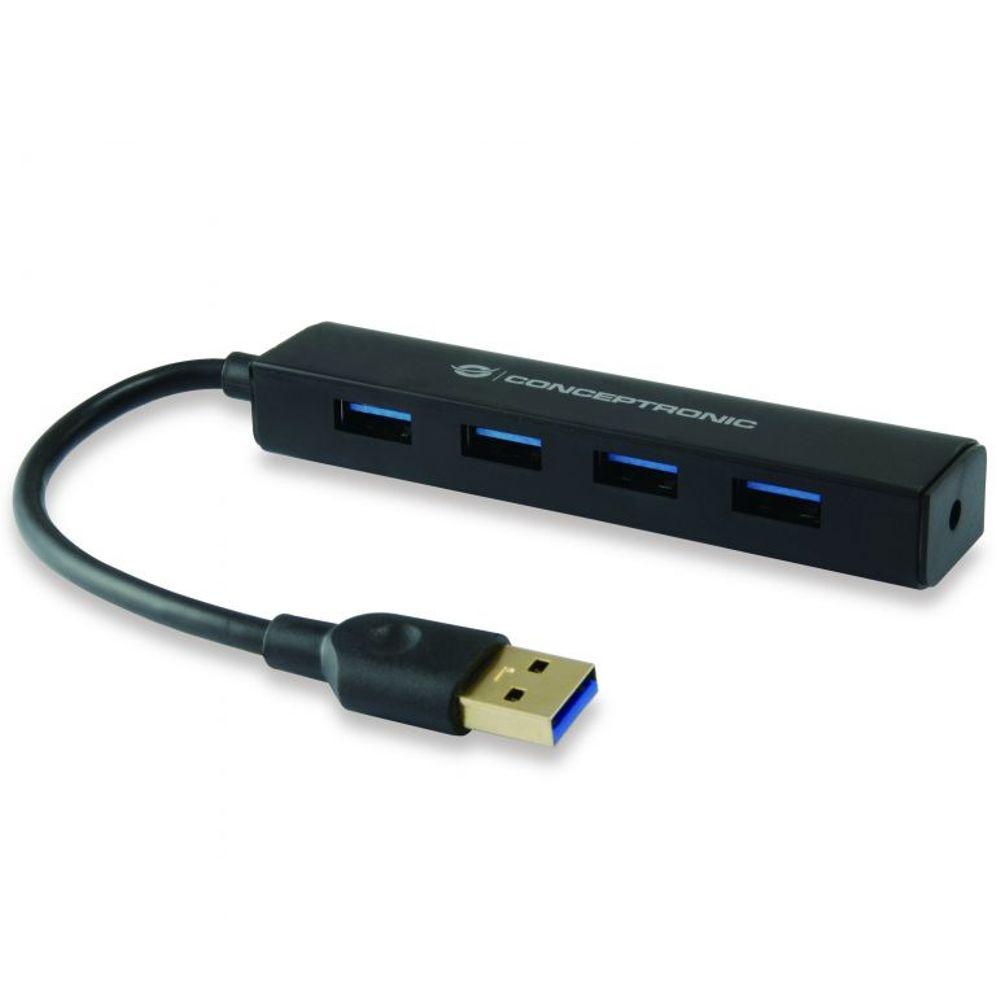 USB 3.0 Hub - 4 USB poorten - Conceptronic