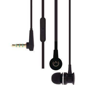 als vijver Yoghurt Headset In-Ear 3.5 mm Bedraad Ingebouwde Microfoon Zwart - Type: Bedraad,  Microfoon: Ja, Aansluiting: 3.5 mm jack, Kabellengte: 1.1 meter, Kleur:  Zwart.