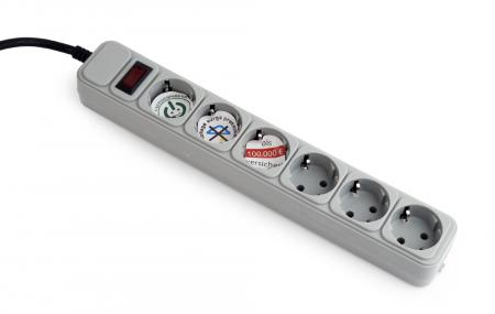 Stekkerdoos Met Schakelaar 6 Voudig 18 Meter Grijs Quality4All quality4all kopen in de aanbieding Stekkerdoos Met Schakelaar 6 Voudig 18 Meter Grijs Quality4All quality4all kopen in de aanbieding