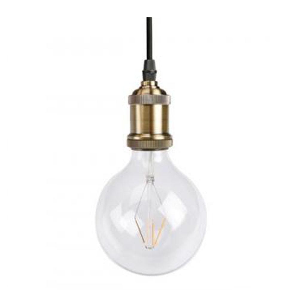 de ober Aanbeveling Onregelmatigheden E27 hanglamp armatuur - Kabellengte: 1 meter Diameter fitting: 44 mm Kleur:  Goud