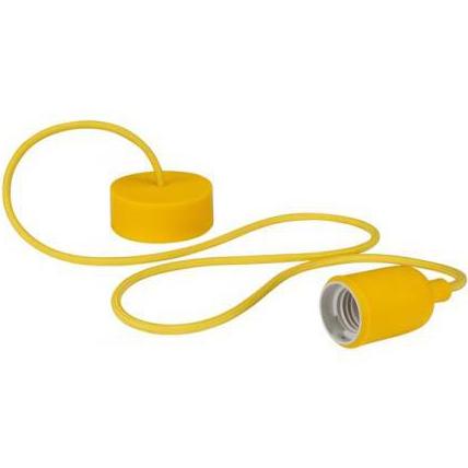 E27 hanglamp fitting - Geel - verkrijgbaar 8 kleuren