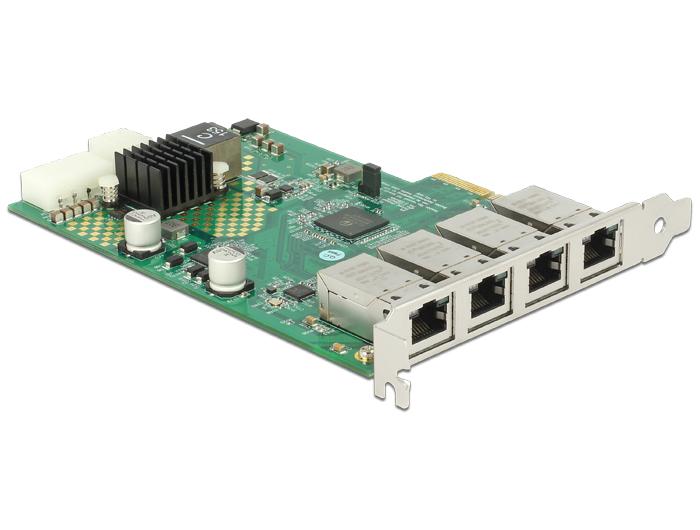 Pci Express Karte 4 X 1 Gigabit Lan Poe Rj45 Delock delock kopen in de aanbieding Pci Express Karte 4 X 1 Gigabit Lan Poe Rj45 Delock delock kopen in de aanbieding