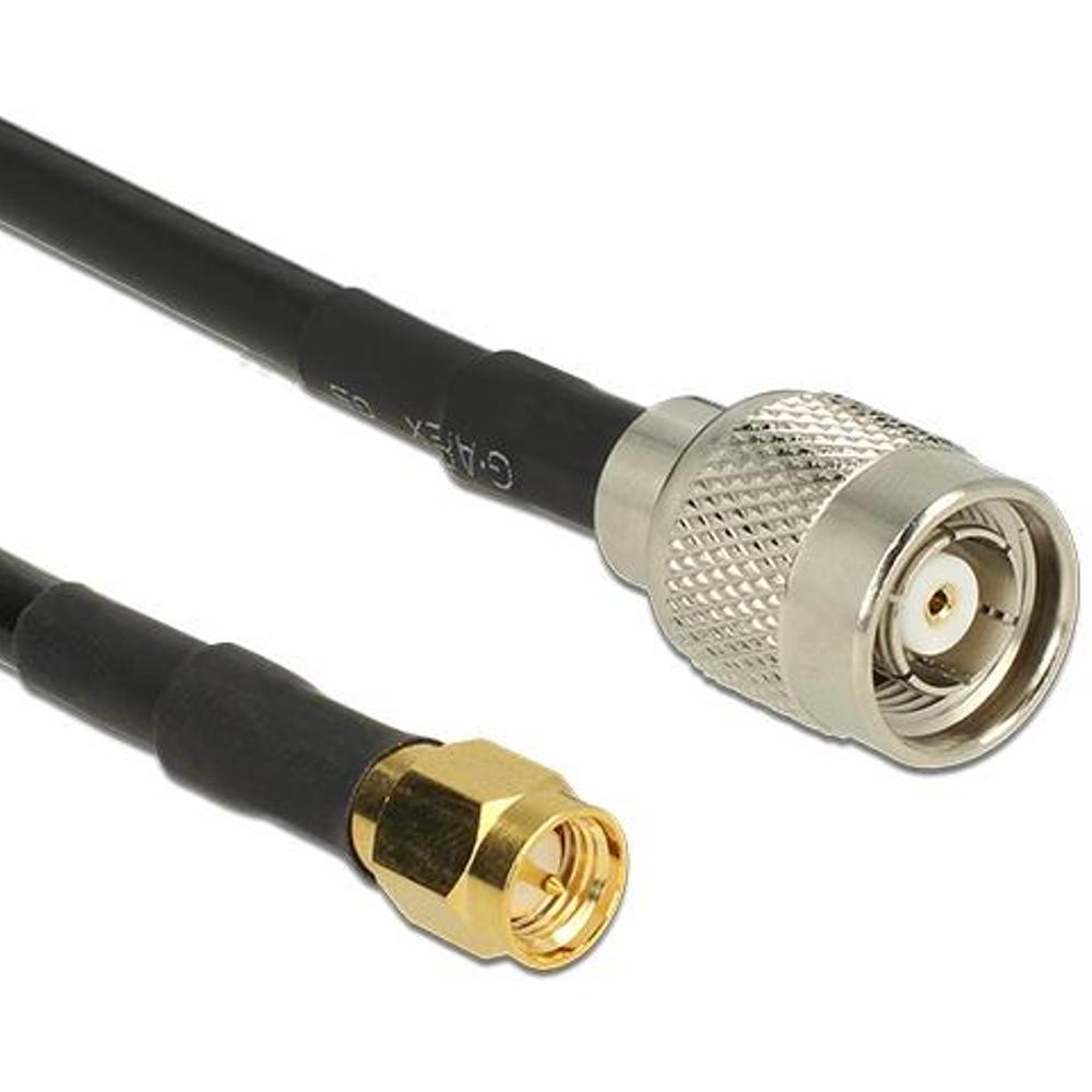 Delock Antennenkabel Rp Tnc Stecker Sma Rg 58 Cje 25 M De delock kopen in de aanbieding