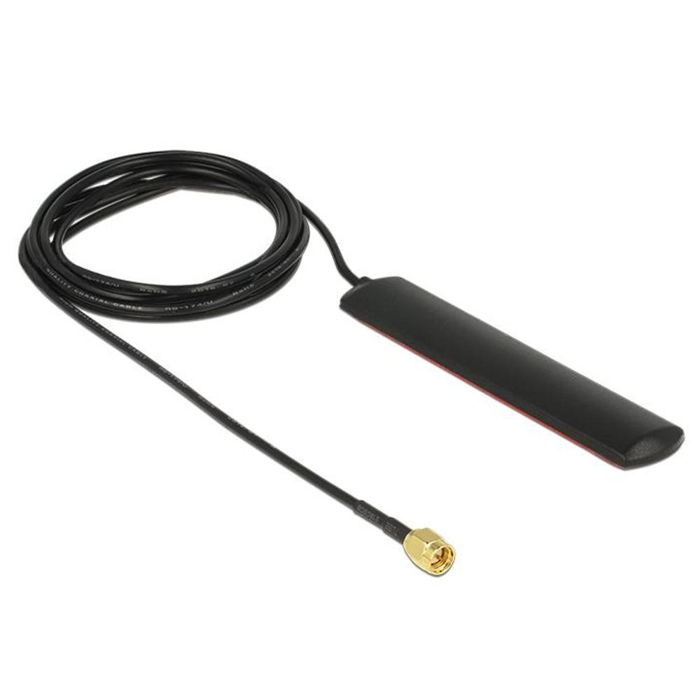 Delock Gsm Umts Lte Wlan 24 Ghz Antenne Sma Stecker 2 Dbi Omnidirekti delock kopen in de aanbieding