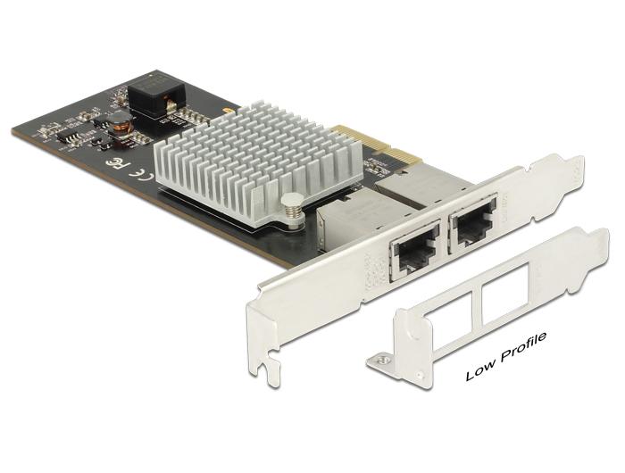 Delock Pci Express Karte 2 X 10 Gigabit Lan Rj45 delock kopen in de aanbieding Delock Pci Express Karte 2 X 10 Gigabit Lan Rj45 delock kopen in de aanbieding