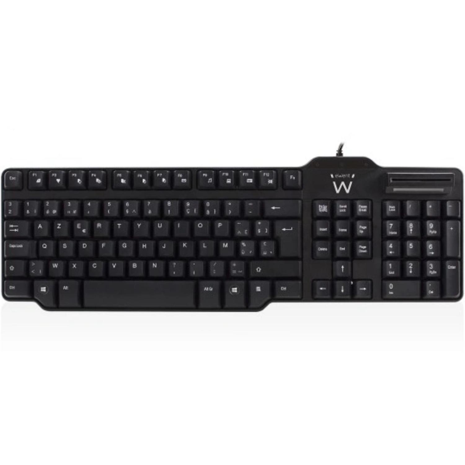 Ewent Multimedia Keyboard Usb Smart Card Eid Reader Be Keyboar ewent kopen in de aanbieding