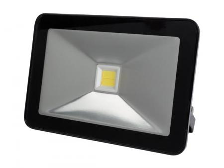 DESIGN LED-SCHIJNWERPER 50 W, NEUTRAALWIT ZWART Perel