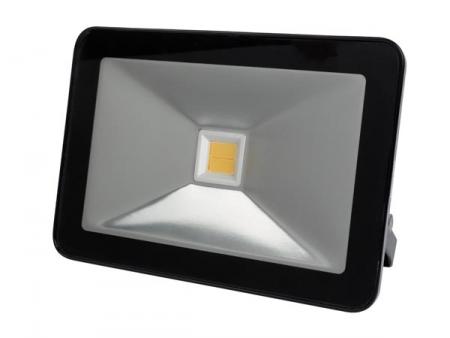 DESIGN LED-SCHIJNWERPER 50 W, WARMWIT ZWART Perel