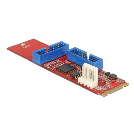 M.2 NGFF naar 2x USB 3.0 adapter - Delock