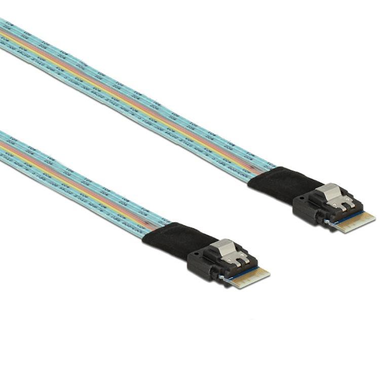 Delock Kabel Slim Sas Sff 8654 4I 4I 50 Cm Deloc delock kopen in de aanbieding