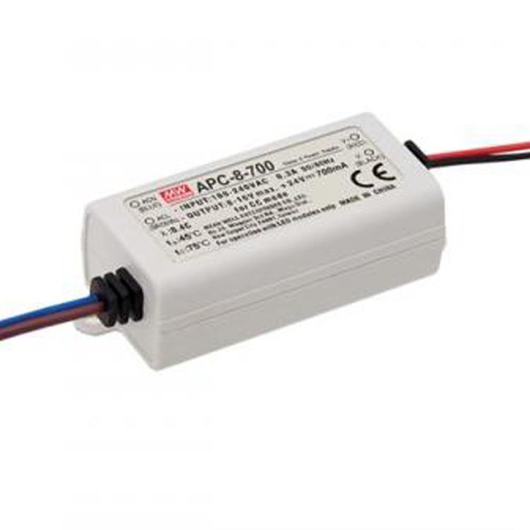 CONSTANT CURRENT LED DRIVER SINGLE OUTPUT 700 mA 7.7 W Mean We