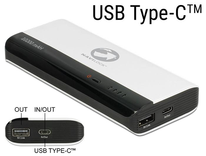 Navilock Powerbank 10200 Mah 1 X Usb Typ A Buchse 1 X Type Cac navilock kopen in de aanbieding Navilock Powerbank 10200 Mah 1 X Usb Typ A Buchse 1 X Type Cac navilock kopen in de aanbieding