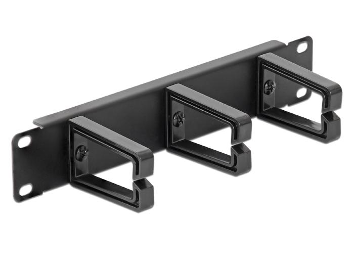 Delock 10A3 Kabelmanagement Panel Schwarz delock kopen in de aanbieding