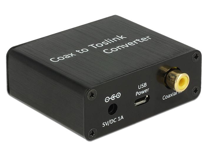Delock Konverter Audio Koaxial Toslink delock kopen in de aanbieding Delock Konverter Audio Koaxial Toslink delock kopen in de aanbieding