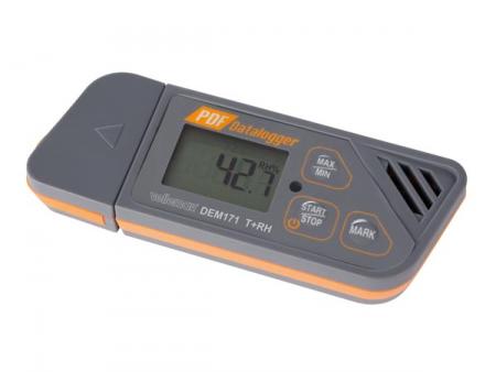 DATALOGGER VOOR TEMPERATUUR EN VOCHTIGHEIDSGRAAD MET USB-UITGANG (plug