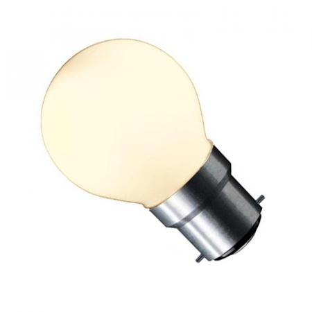 Riskeren voordeel inzet Bajonet lamp - Led - Lamptype: Led - Warm wit, Lampvoet: Bajonet - B22,  Afmeting: Ø45 x 72mm, Lichtopbrengst: 50 lumen, Verbruik: 1 Watt - 230 Volt.