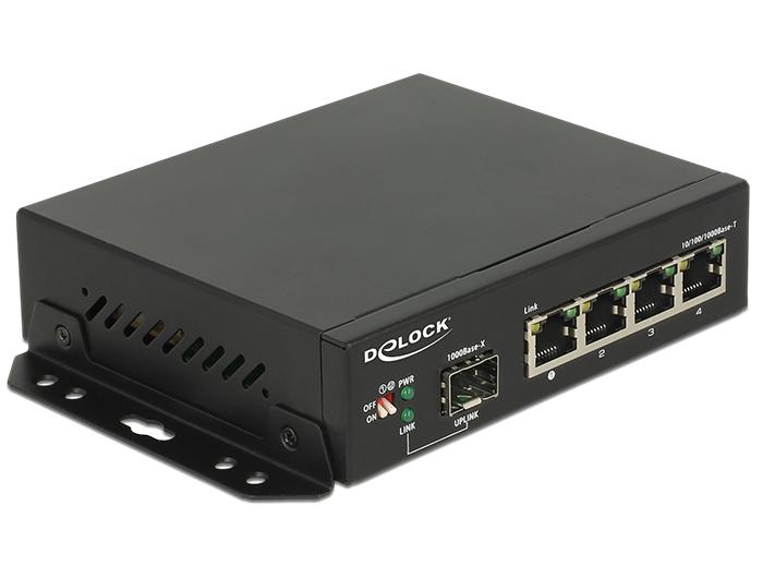 Delock Gigabit Ethernet Switch 4 Port 1 Sfp delock kopen in de aanbieding Delock Gigabit Ethernet Switch 4 Port 1 Sfp delock kopen in de aanbieding