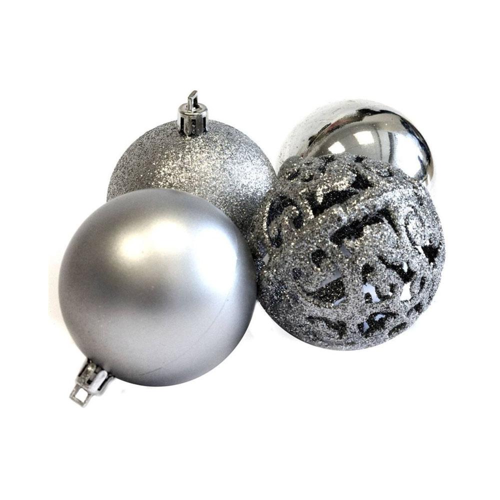 Reclame Hertogin Druipend Aanbieding: Kerstballen Zilver Quality4All | Quality4all met korting