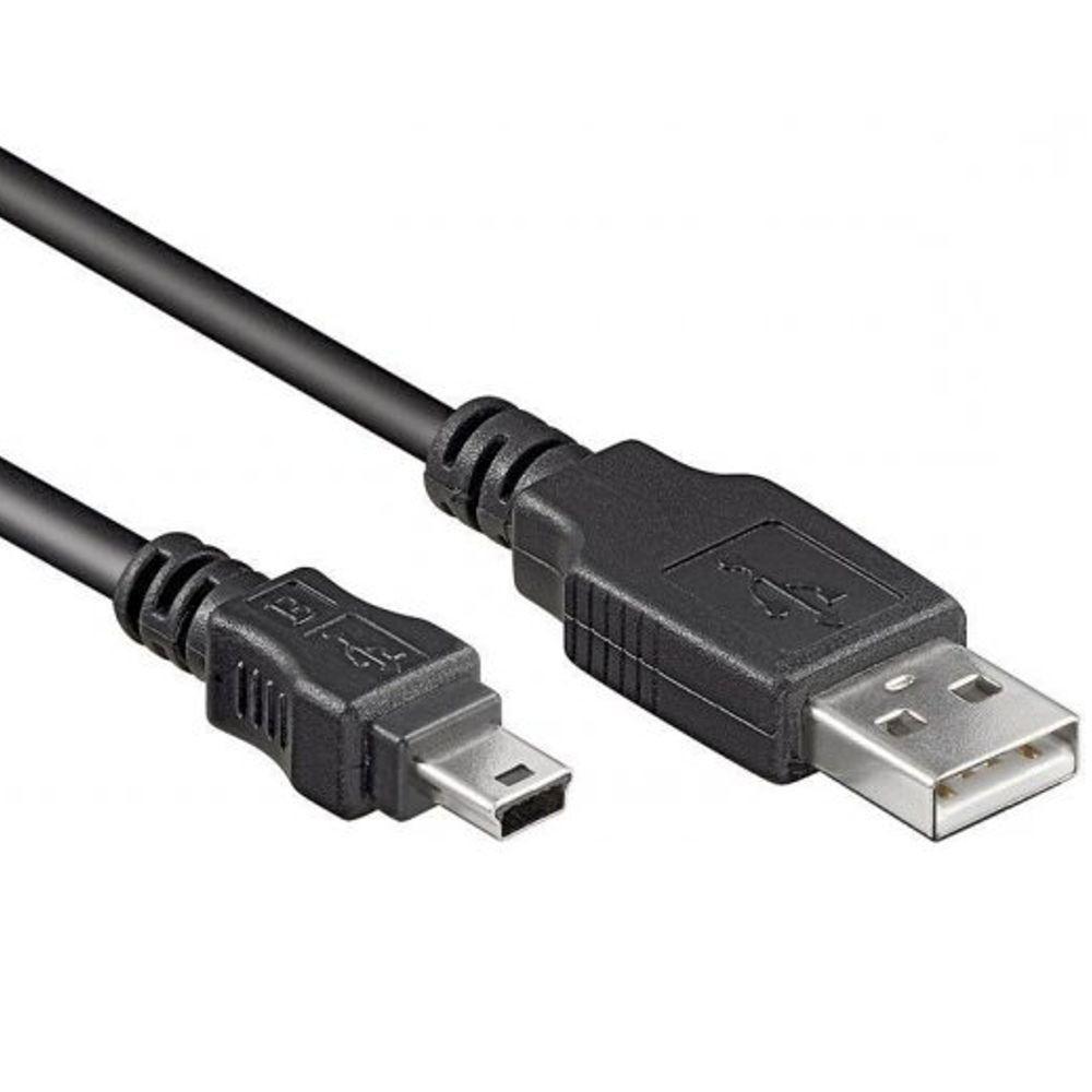 Ellende Merg ontgrendelen Mini USB 2.0 Kabel - Mini USB 2.0 kabel, Connector 1: USB A male, Connector  2: 5p mini USB B male, 5 meter.