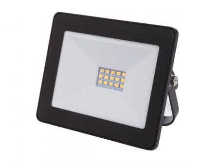 LED-SCHIJNWERPER VOOR BUITENSHUIS 10 W, NEUTRAALWIT ZWART Perel