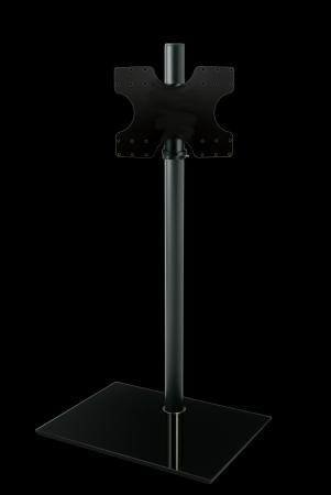 Cavus Vloerstandaard 120Cm60Mm Zwart Voet Rechthoek Glas Vesa 4030 cavus kopen in de aanbieding